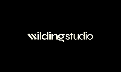 Wilding Branding agency blackandcream brand branding brandmark contemporary creativeagency graphic design logodesign studio typography wordmark