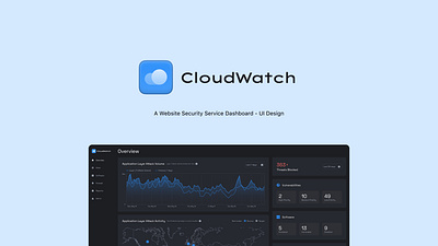 CloudWatch - Dashboard Design app branding logo ui ux