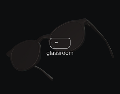 Glassroom - AR glass 3d android branding design figma graphic design logo spline
