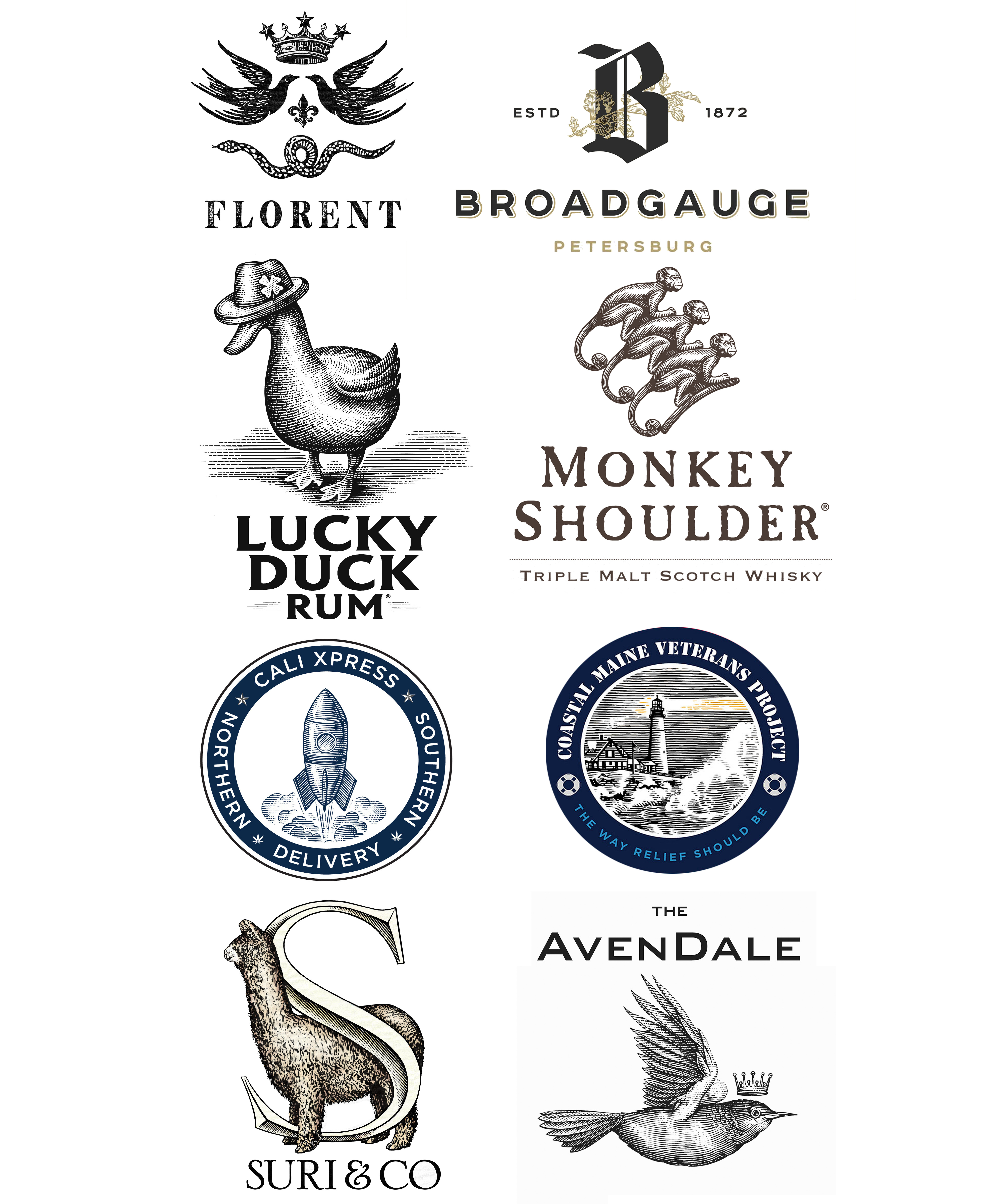 Example of Steven Noble Illustrated Logos