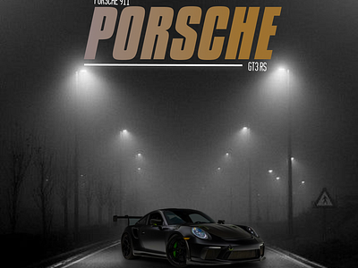 Porsche 911 GT RS, Poster graphic design