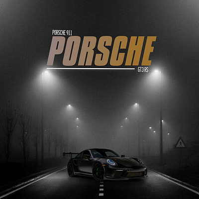 Porsche 911 GT RS, Poster graphic design