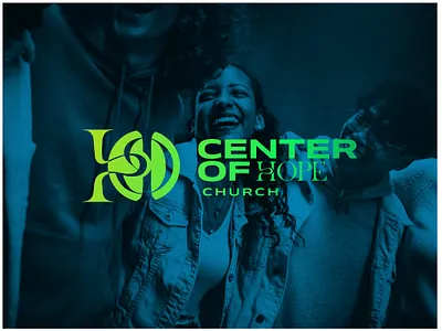 Center of Hope Church Logo and Website branding christian church logo visual identity web design website