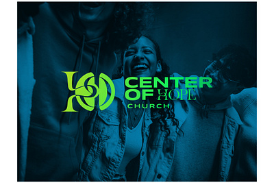 Center of Hope Church Logo and Website branding christian church logo visual identity web design website
