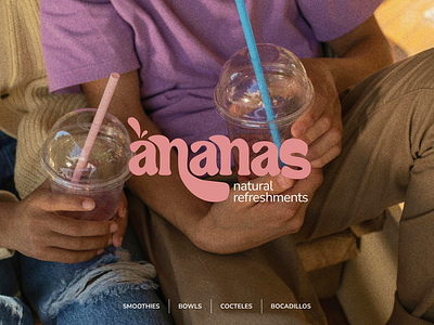 Ananas | Brand Identity ananas brand identity fresh healthy natural packaging smoothie smoothiedesign