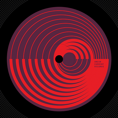 Fictional Record Labels bands design illustration mightymoss record record label typography vinyl