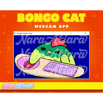 Quirky Vtuber Bongo Cat Chicken for Streamers animestyle characterdesign chibiart customavatar digitalart digitalcreativity streaming virtualavatar vtubercommunity vtubermodel vtubersetup