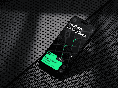 Real-Time Parking Finder and Reservation app application design elegant interactive map interface interface design minimalist mobile parking parking app parking finder parking reservation parking spot smart ui ui design ux ux design uxui