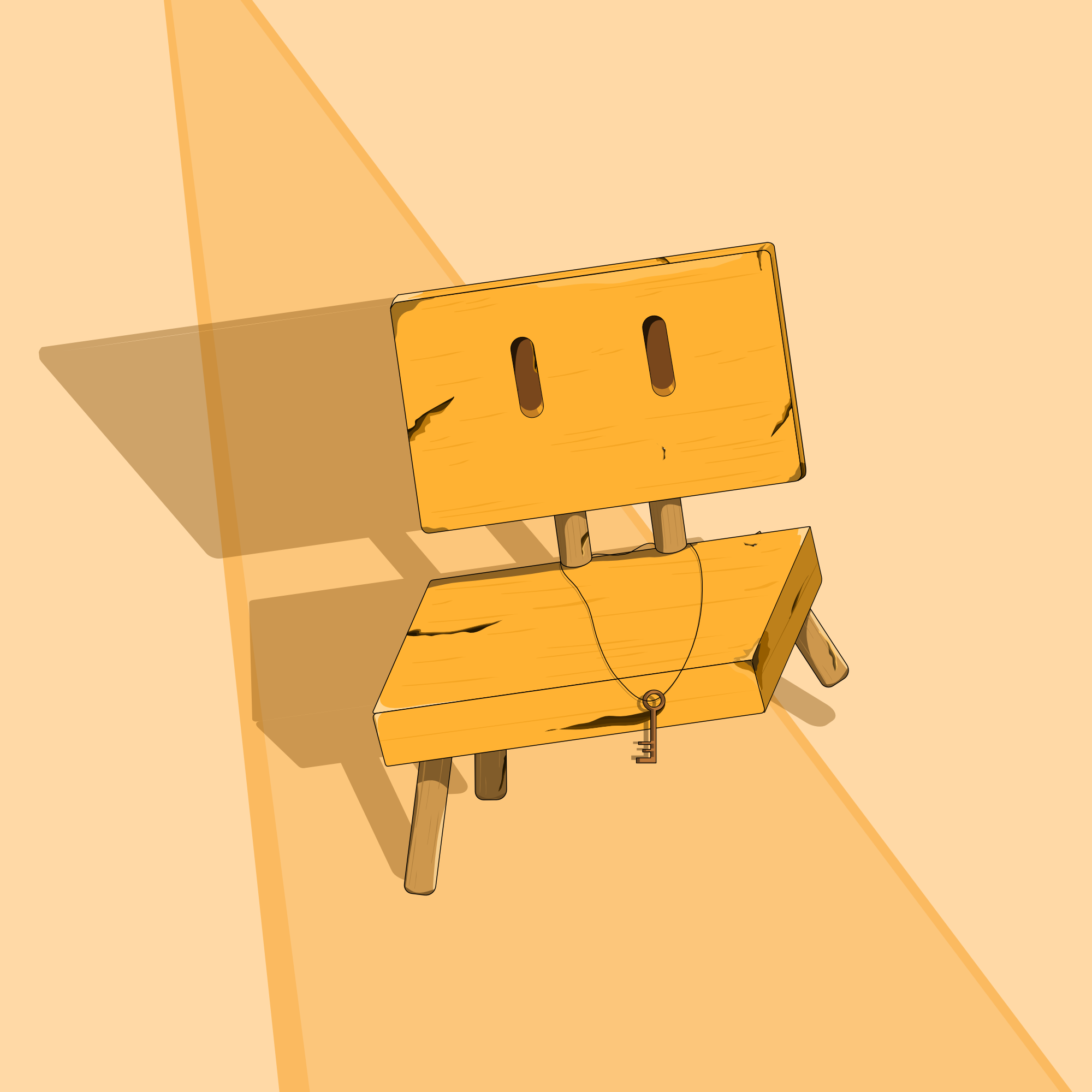 Sota Suzume anime chair design illustration suzume