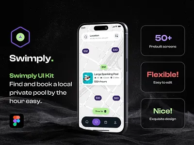 Swimply UI Template. booking bookingapp bookingspace bookingtemplate spacebooking template ui uikits
