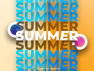 [2024] 012: S U M M E R cool coolness design graphic design hot k10398 poster sigma summer vector waaaaaaaaa