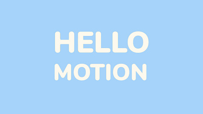 Hello Logo Animation after effect animation logo motion graphics