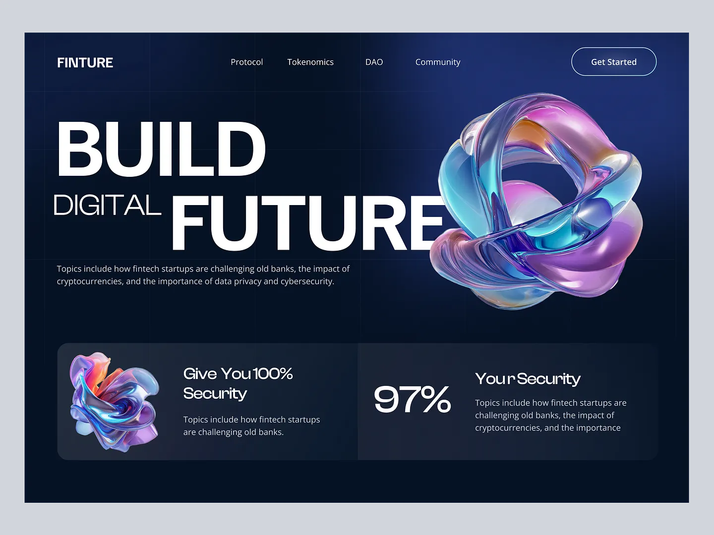 Innovative Cryptocurrency Website Design for the Future