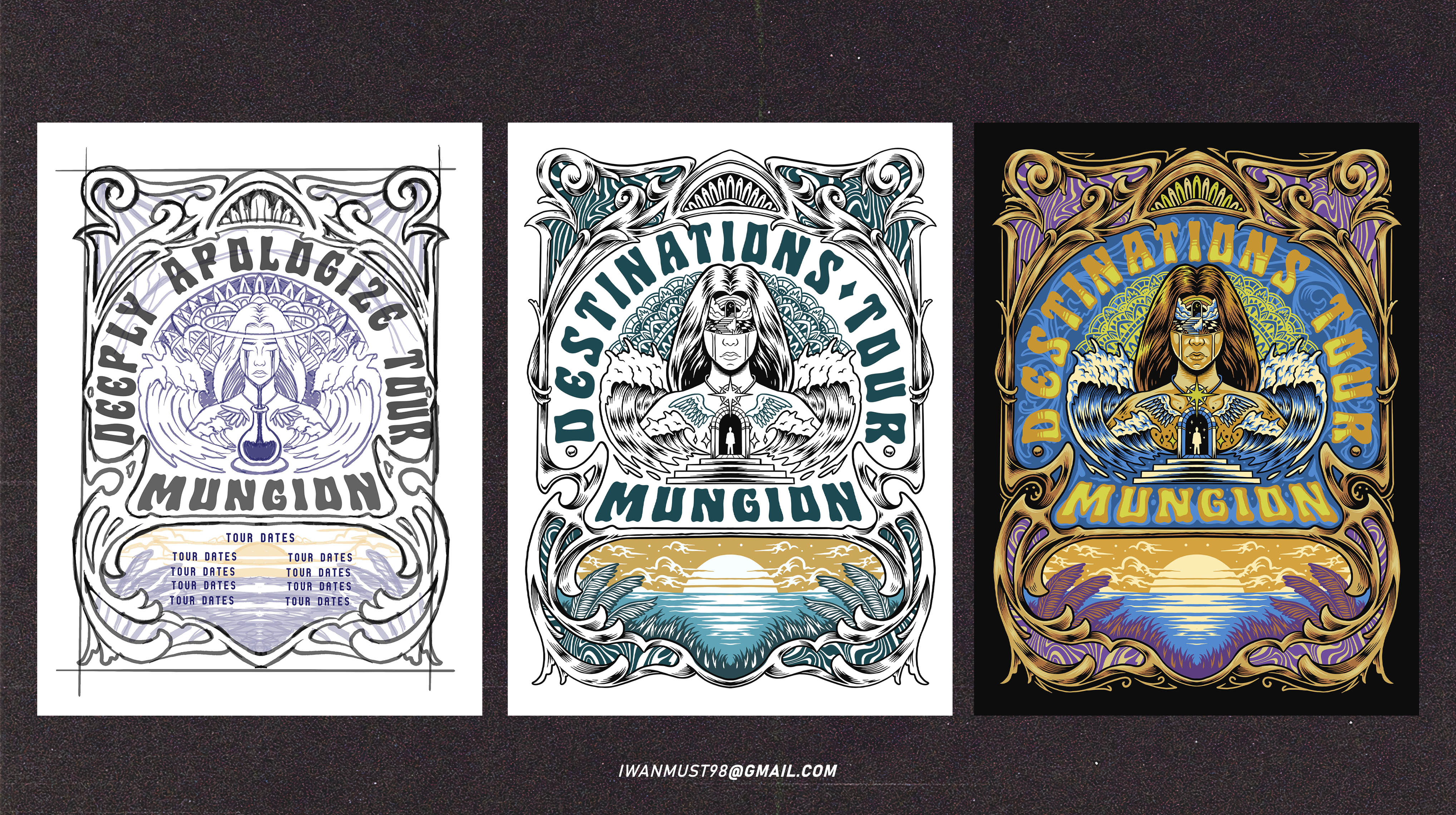 Example of Gig Poster Illustration 