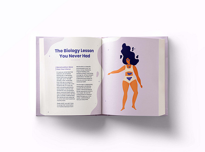 The Menstrual Journey - Thesis Project graphic design illustration vector art