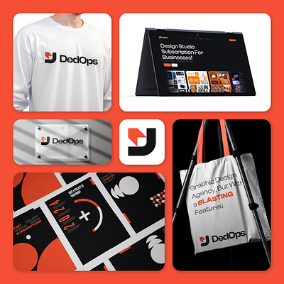 DedOps Branding agency bento brand branding design graphic design logo mockup subscription