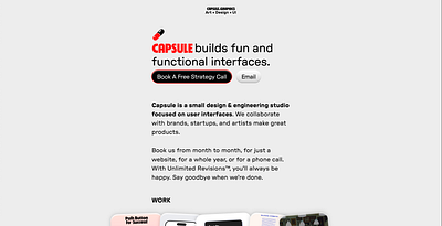 Capsule V2 branding design graphic design redesign