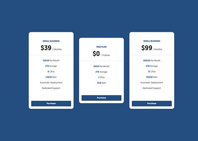 Pricing cards design cards components concept design pricing pricing card pricing cards product pricing redesign saas saas landing page ui web design