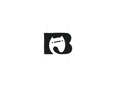 Letter B kitty cat logo 3d animation branding creature logo design graphic design illustration logo logo design logo designer logodesign minimalist logo minimalist logo design motion graphics ui