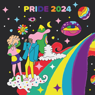Pride 2024 art design fashion flat graphic design illustration pride urban vector
