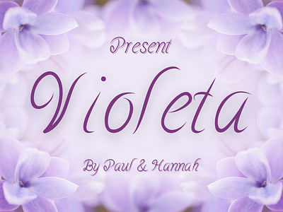 Violeta font cartoon creative cute elegant flower font font design fonts graphic design handwriting handwritten lettering modern motion graphics script violet