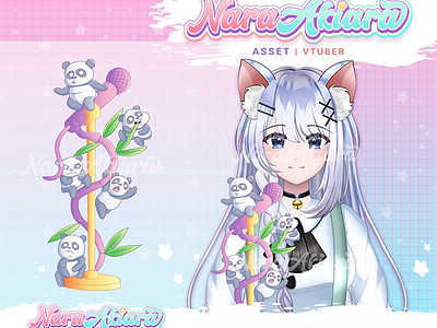 Ignite Cute Vibes Your Live2D Model with Panda Microphone Vtuber streamingtools