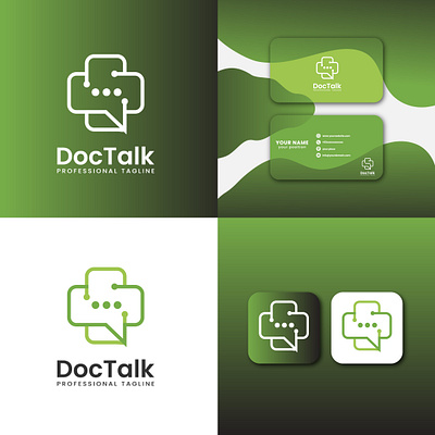 Doctalk Logo Design Presentation digitalhealth doctalk doctorpatient healthcarelogo healthinformation healthlogodesign healthtech medicalapp medicalconsultation medicalplatform medicalsoftware telemedicine