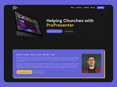 Local Church Tech Website elementor website wordpress