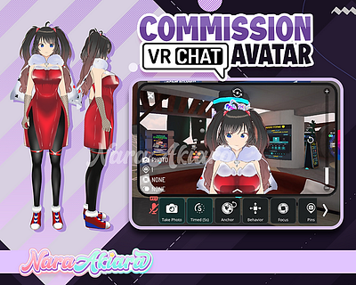 Custom VRChat Avatar Character Creation 3d animeart avatar3d characterdesign design game gaming illustration kick stream streaming twitch ui virtualyoutuber vrchat vrchatavatar vtubercommunity