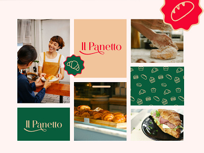 Il Panetto | Bakery Branding bakery bakery brand bakery logos brand identity branding bread cafe cookie dessert dounut food food branding label logo logo designer packaging pastry pattern typography