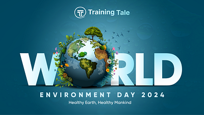 World Environment Day branding design graphic design illustration logo typography vector