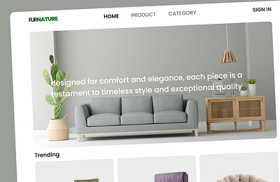 Furniture Web Design branding design furniture graphic design illustration minimalist onlineshop shop ui ui ux ux web design website