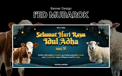 Banner Design - Ied Mubarok branding design graphic design illustration vector