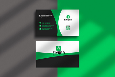 Minimal & Modern Business Card Design. branding graphic design logo ui