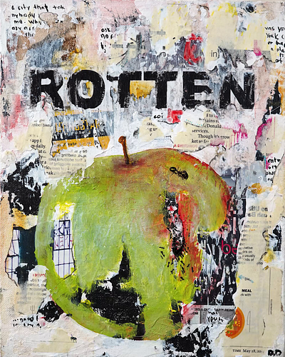 Rotten No. 6 advertising animation art collage fine art graphic design illustration marketing mixed media painting photoshop