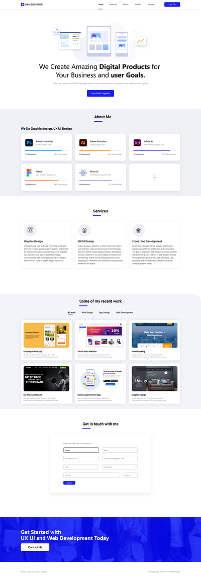 My Intro app design information architecture user flow uxui website design