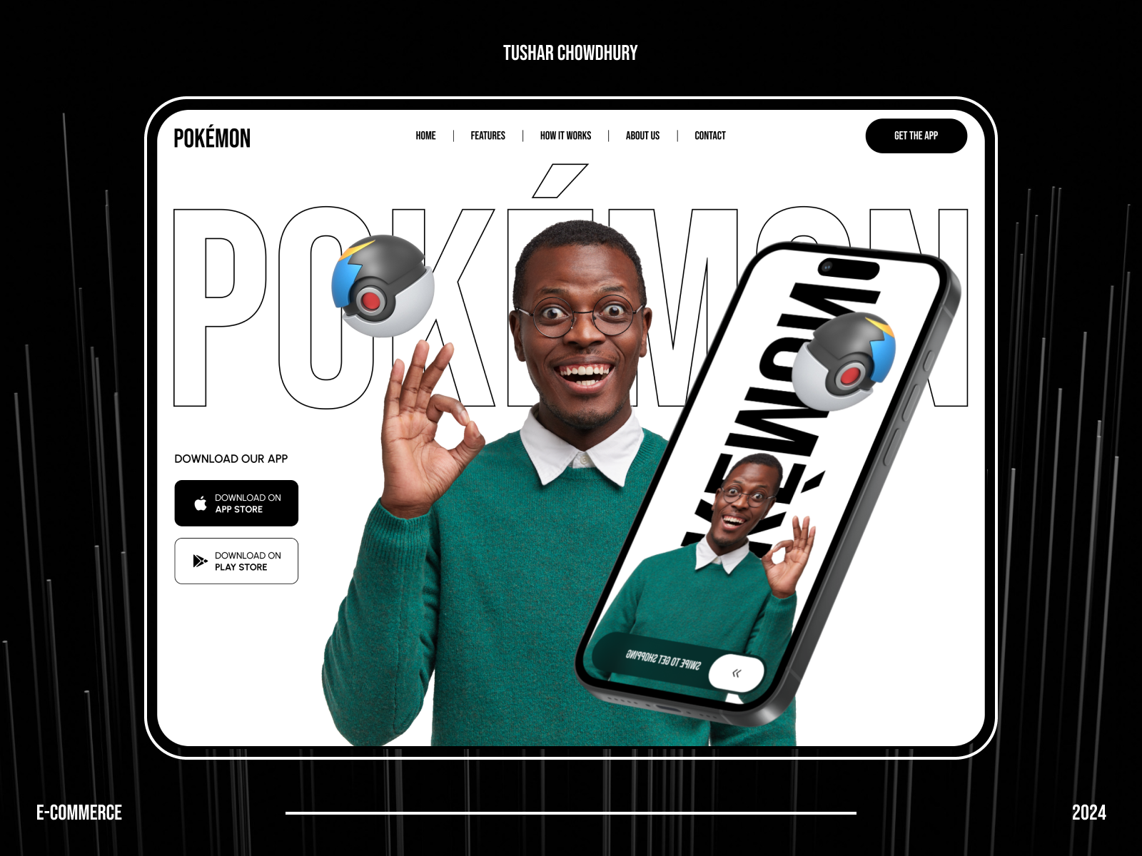 Pokemon E-commerce Project clothing clothing app ecommerce fashion marketplace minimal mobile model modern ui online store ui ux