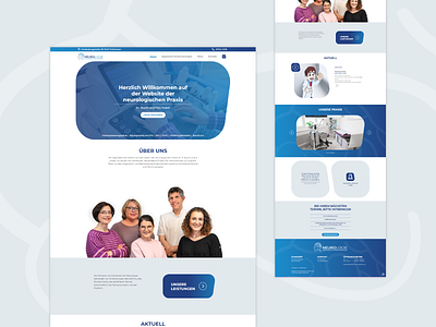 A neurological clinic's presentation website appdesign appdevelopment design designer designinspiration dev developer development personal personalwebsite ui ux web webdesign webdesigner webdev webdeveloper webdevelopment website