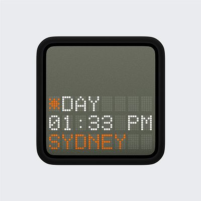 City Time Widget graphic design ui widget
