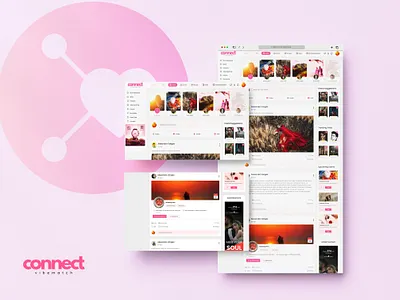 Connect Social Platform branding ui