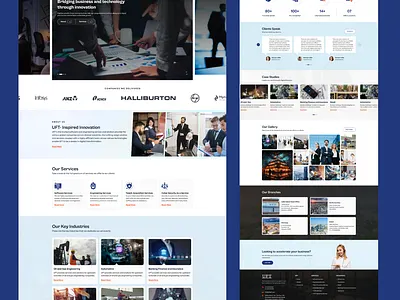 UFT - WEBSITE 3d animation branding logo motion graphics ui website