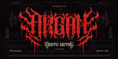 Argan blackletter death metal death metal font display font font style fonts lettering serif serif style typeface
