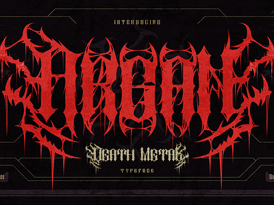 Argan blackletter death metal death metal font display font font style fonts lettering serif serif style typeface