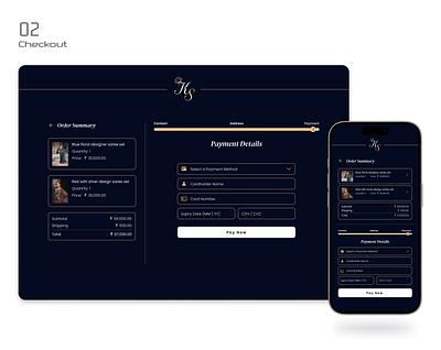 Checkout - #DailyUI Challenge : Day 02/100 ui
