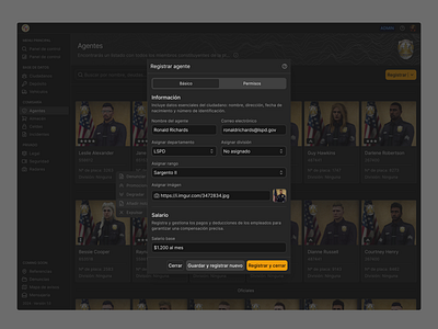 Modal User Registration · Koala UI [V2.3] dark mode dark theme dashboard modal pop up product saas saas product ui design ux design