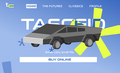TASCEID - 3D UI Web Final Project 3d branding graphic design logo ui