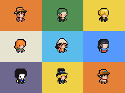 Onepiece pixel cute design graphic design pixel