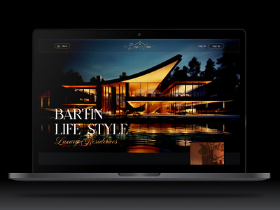 Real estate landing page ui ux design figma india design landing page luxury real estate ui ui ux ui ux designer ux web design website website designer