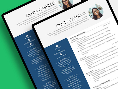 Free One Page US Letter Resume in Microsoft Word cover letter curriculum vitae free cv template free resume template freebies professional resume resume design