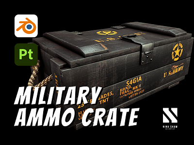 Military Ammo Crate 3d